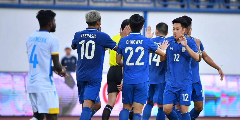 ทีมชาติไทย ชนะ ศรีลังกา 2-0 จ่อทะลุรอบสุดท้ายเอเชียน คัพ 2023
